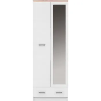 Šatní skříň Skříň Kondela Topty Typ 37 60 x 183 x 33 cm bílá