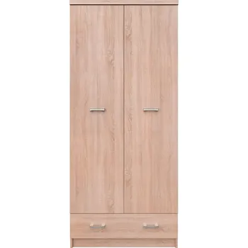 Šatní skříň Skříň Kondela Topty Typ 30 2D1S 80 x 183 x 57 cm dub sonoma