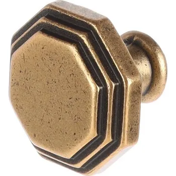 Nábytkové kování - Knopka Lída bronzová