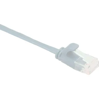 Síťový kabel OEM Patch kabel UTP cat 6, 0,25m plochý - šedý PCU6-F-025-MSC