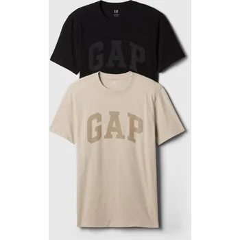Pánské tričko GAP Pánské Bavlněné tričko s logem, 2 ks 885595-00 Velikost: S Tričko zdarma při nákupu nad 3000,-!