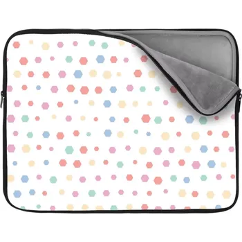 pouzdro na notebook Sablio Obal na notebook Různě barevné puntíky - 13"