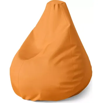 Sedací pytel Sablio Sedací vak Pear Mandarinková - 70 x 95 x 15 cm