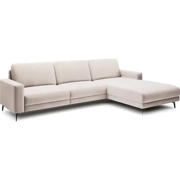 Sedací souprava Pravostranná rohová pohovka Elentio Mini s funkcí spaní a dvěma úložnými prostory - Meble Bogart velluto 01 291x83 cm