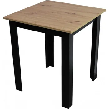 Jídelní stůl Jídelní stůl TOMEK 70x70 cm černá/artisan