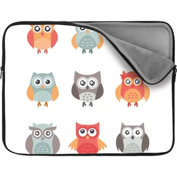 pouzdro na notebook Sablio Obal na notebook Sovy 2 - 17"