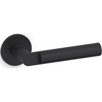 Dveřní kování OLIVARI Lipstick Černá matná, Bez rozety/otvoru pro klíč