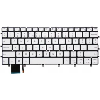 Náhradní klávesnice pro notebook KLÁVESNICE PRO DELL XPS 13 9370 9380 9305 9317 7390 7200 2v1 P82G LED