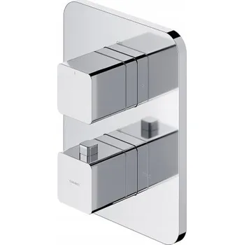 Vodovodní baterie Podomítková sprchová baterie Omnires PARMA, stříbrná