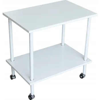 Konferenční stolek Stolek Kondela čtvercový 60 x 40 x 61 cm bílý