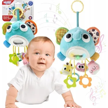 plyšák PLYŠOVÁ HRAČKA KOUSÁTKO ZÁVĚSKA PLYŠOVÝ MAZLÍČEK PŘÍTULNÍČEK SENZORICKÁ INTERAKTIVNÍ HRAČKA SLON WOOPIE