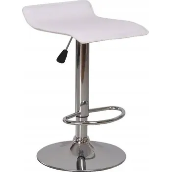 Barová židle Barová Židle Kondela , bílá, 64 cm, umělá kůže