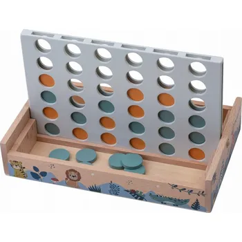 Dřevěná hračka FreeOn - Dřevěná hra - Čtyři v řadě