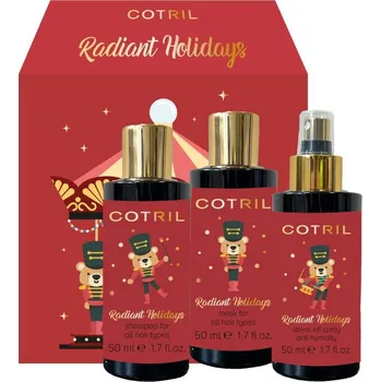 Šampon Cotril Radiant Vánoční BOX šampon, maska, sprej pro všechny typy vlasů 3x50ml
