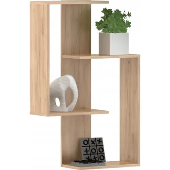 police Regál Kondela 65 x 100 x 22 cm dub craft zlatý