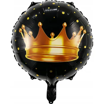 Balónek Fóliový balónek Zlatá Koruna 18" (45 cm)