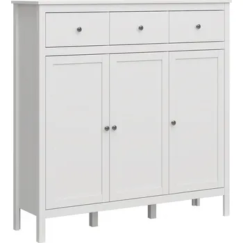 Komoda Komoda Kondela, 132,6 x 37 x 133,6 cm, bílá