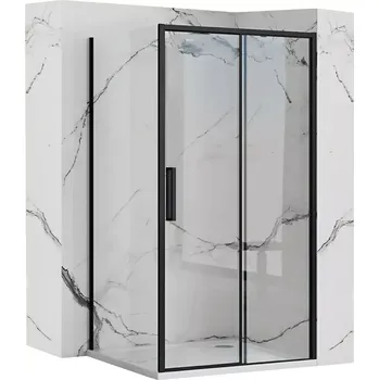 Sprchový kout MAXMAX Rea RAPID slide 100x90 cm - černý