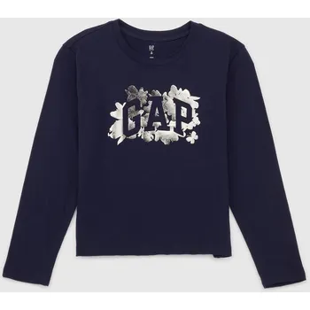 Pánské tričko GAP Dívčí Dětské tričko s metalickým logem 523480-00 Velikost: M Tričko zdarma při nákupu nad 3000,-!