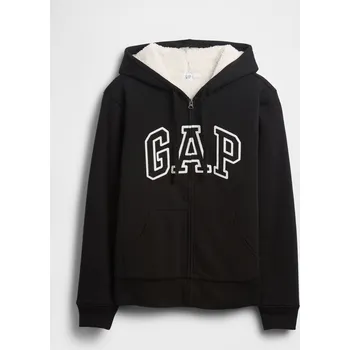 Dámská mikina GAP Dámská Zateplená mikina Logo Sherpa 804073-07 Velikost: S Tričko zdarma při nákupu nad 3000,-!