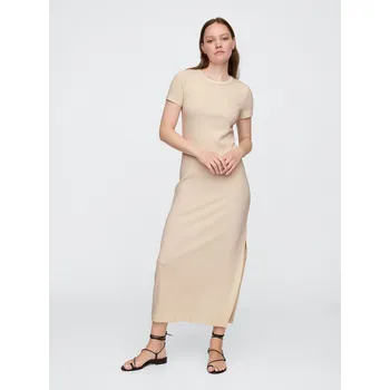 Dámské šaty GAP Dámské Maxi žebrované šaty 798958-03 Velikost: XS Tričko zdarma při nákupu nad 3000,-!