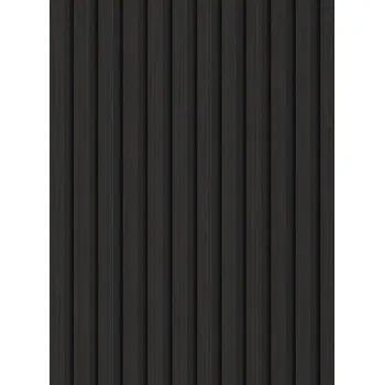 akustický panel Mexen Lam-F akustické stěnové lamely 275 x 30 cm, plsť 8 mm, technická dýha, Eben Černý - S105-275307-3015-023 Lamely