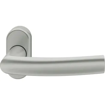 Dveřní kování FSB 09 1107, klika na úzké rozetě Eloxovaný hliník