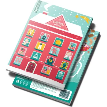 Čokoláda Topnatur Tradiční čokoládový adventní kalendář 50 g