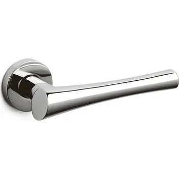 Dveřní kování OLIVARI Sibilla Chrom leštěný, Bez rozety/otvoru pro klíč