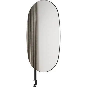 Zrcadlo Zrcadlo s černým držákem Match - Lenart Lustro-czarny 26x59 cm