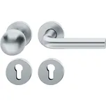 Kování FSB 12 1075 ASL Nerez kartáčovaná, klika / koule, Cylindrická vložka