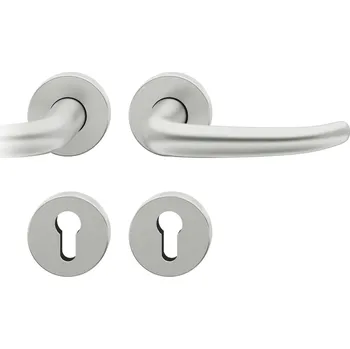 Dveřní kování Kování FSB 76 1023 požární Eloxovaný hliník, klika / klika, Levé provedení