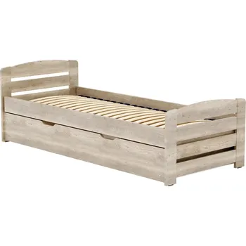 Postel Postel 80207 (80x200) - M&K Foam 28 Dub Sonoma 87x69.5 cm