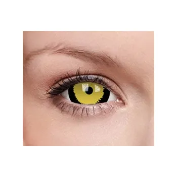 Kontaktní čočky barevné čočky CRAZY Tigera 17 mm (2 čočky tříměsíční)