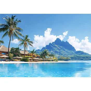 Fototapeta FOTOTAPETA 3D MOŘE PALMY PLÁŽ PŘÍRODA NA ZEĎ LOŽNICE OBÝVACÍ POKOJ 250x175