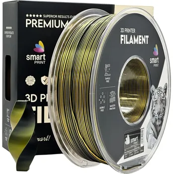 Filament Smart Print Filament SILK PLA DUAL COLOR černá, zlatá 1.75mm 1kg