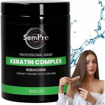 Vlasová regenerace Sempre Keratin Complex Maska na vlasy 1000 ml