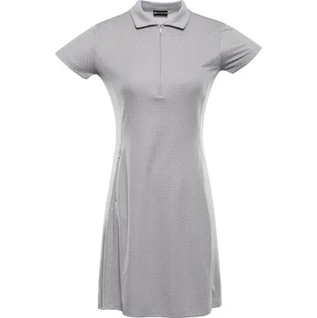 Dámské šaty Alpine Pro Edela 2 Dámské rychleschnoucí šaty s Cool Dry LSKE509 šedá L-L