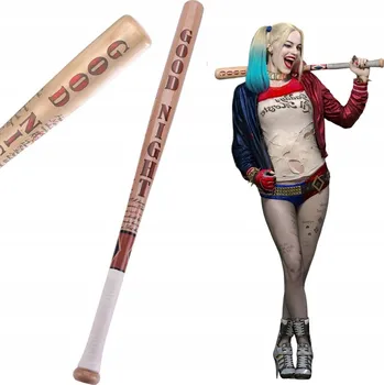 BASEBALLOVÁ PÁLKA DŘEVĚNÁ 32 PALCŮ BEJZBALOVÁ JISTÝ ÚCHOP 82CM COSPLAY