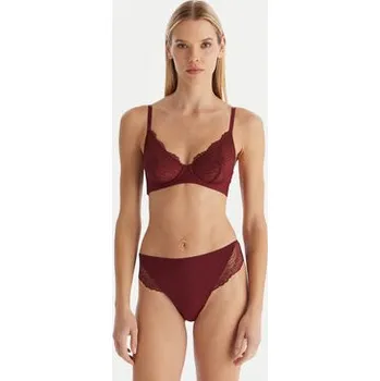 Dámská móda Ysabel Mora Klasické kalhotky 10779 Bordó L