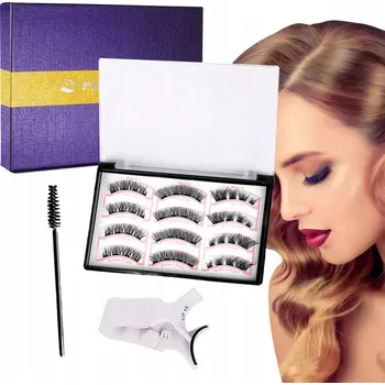Péče o řasy a obočí 12 MAGNETICKÝCH UMĚLÝCH ŘAS DÁREK PRO NI PERFEKTNÍ MAKE-UP