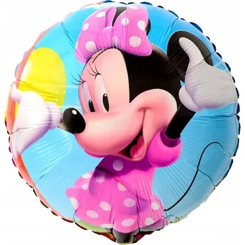Balónek FÓLIOVÝ BALÓNEK Minnie Mouse NAROZENINY HELIUM 45cm