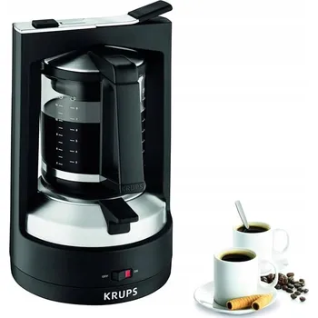Kávovar Překapávací kávovar Krups KM4689 Černý 1,25 l, na 10 šálků