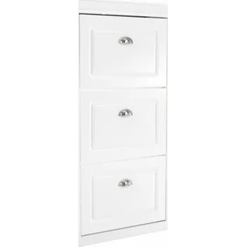 Botník Botník Kondela 53,5 x 117 x 24 cm bílá