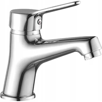 Vodovodní baterie Stojánková umyvadlová baterie Kuchinox TIBI, stříbrná