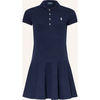 Dámské šaty Polo Ralph Lauren Dívčí Polo Šaty Z Piké, tmavě modrá, 158