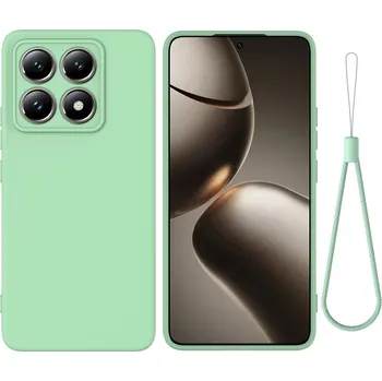 Pouzdro na tablet VSECHNONAMOBIL 91879 RUBBER Ochranný obal pro Xiaomi 14T Pro zelený