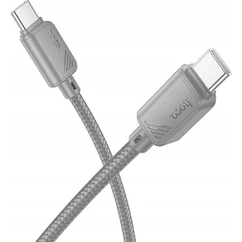 Datový kabel Kabel Hoco USB typ C - USB typ C 1 m šedý