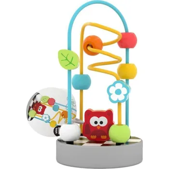 Dřevěná hračka JADORE DŘEVO Baby minibludiště kuličkový hlavolam | 752771