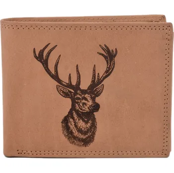 Peněženka Pánská peněženka MERCUCIO natural vzor 11 jelen hlava 2911911